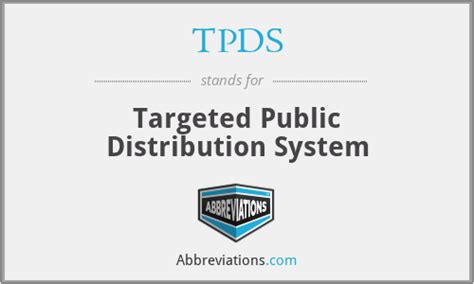 tpds smart card|Public Distribution System Services .